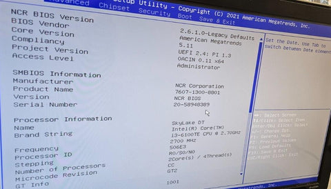 New NCR RealPOS XR8 7607 POS Terminal, i3-6100TE 8GB/2x500GB RAID, No OS