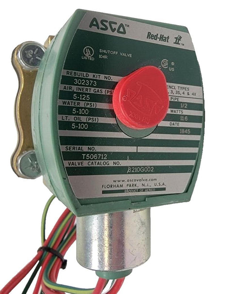 Asco Red Hat Shutoff Valve 302373 B210G002