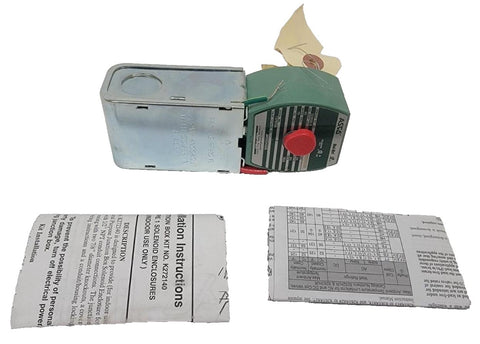 ASCO JB8262H210E Solenoid Valve 120/60, 110/50, 1/4" Port, 2-Way
