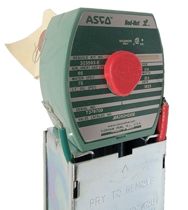 ASCO JB8262H210E Solenoid Valve 120/60, 110/50, 1/4" Port, 2-Way