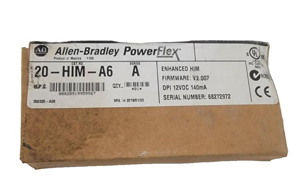 Allen Bradley 20-HIM-A6 Series A Powerflex Full Numeric Keypad LCD Display Drive