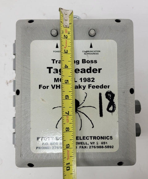 Pyott-Boone Electronics Model 1982 Tag Reader for VHF Leaky Feeder