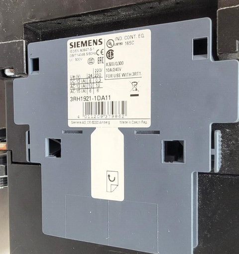 Siemens 3RT1056-6AF36 SIRIUS IEC Contactor 480V AC/DC Coil 3PH 75HP Rated