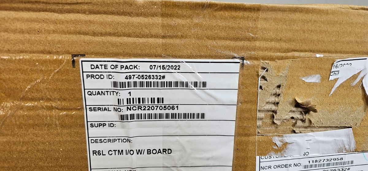 New NCR Fastlane SerlfServ Checkout R6L CTM I/O W/ BOARD Mainboard 497 ...