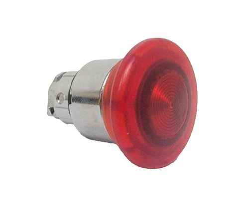 Highlight 403428 40mm Push / Pull Button Mushroom Head, 22mm, Red