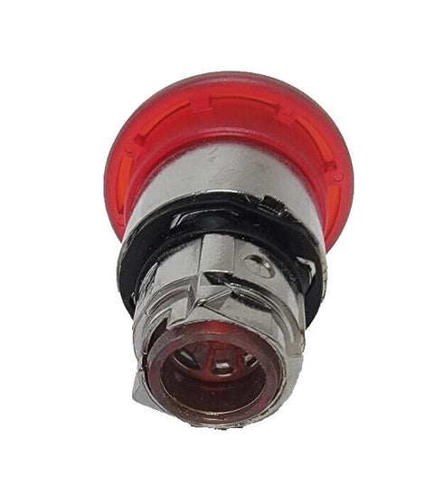 Highlight 403428 40mm Push / Pull Button Mushroom Head, 22mm, Red