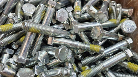 20PCS Hex Head Bolt 1/2"-13 x 3" Long "3 Bolts" Stainless Steel, Zinc, Nylon
