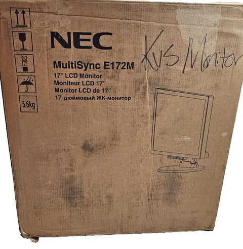 NEC E172M 17" LCD Monitor, 1280x1024 4:3, HDMI/VGA/Displayport, SXGA, New!
