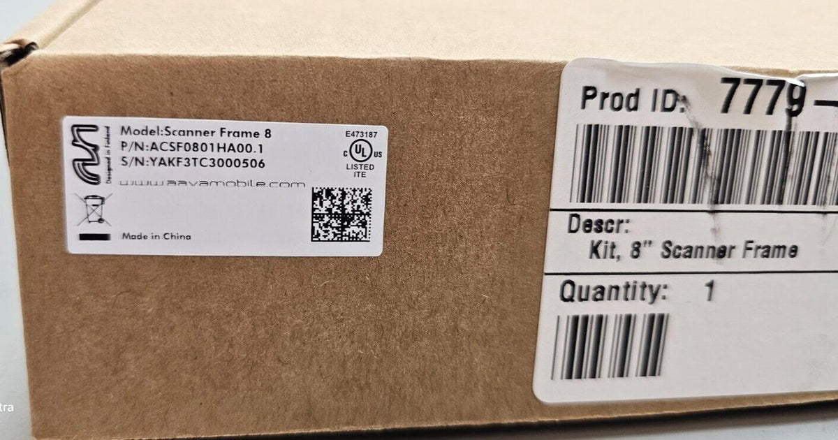 Aava Mobile SCANNER FRAME 8 ACSF0801HA00, New Open Box – Blackstar Assets