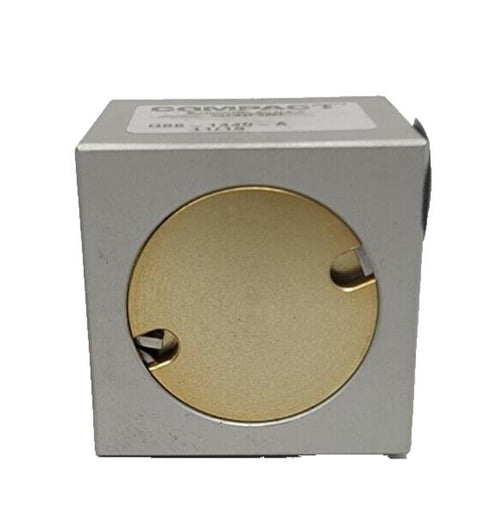 Compact Q88-1440-A Pneumatic Cylinder Block 1/2" Stroke With 3/8" Clevis