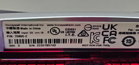 Honeywell 7580G-2 Genesis USB Desktop Barcode Scanner 7580G 1D 2D (Has ISSUE)