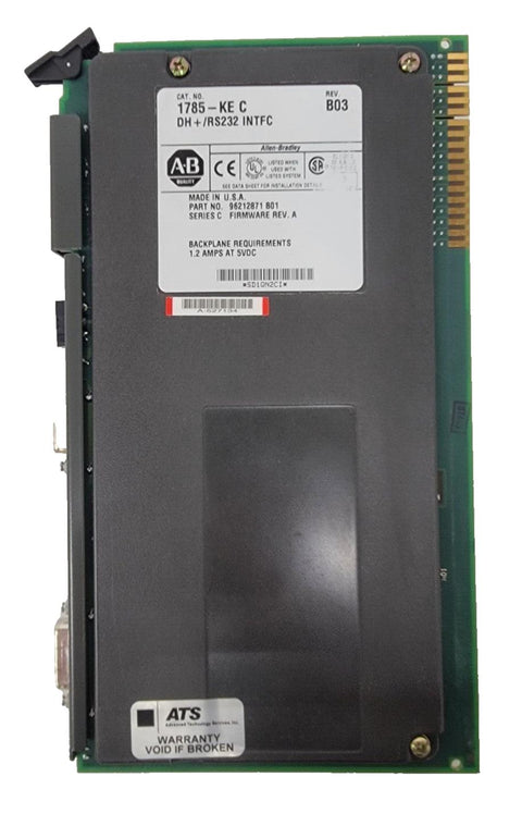 Allen Bradley Interface 1785-KE C DH + /RS232 INTFC REV B03 (PN 96212871 B01)