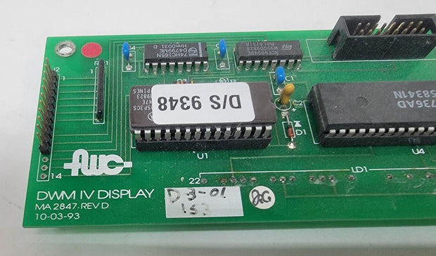 DWM IV Display MA 2847 Rev D Display Board - New Old Stock