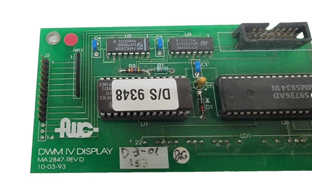 DWM IV Display MA 2847 Rev D Display Board - New Old Stock