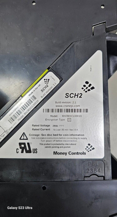 New Money Controls Cranepi Coin Hopper Kit - For Chilean Peso SCH2 497-0507228