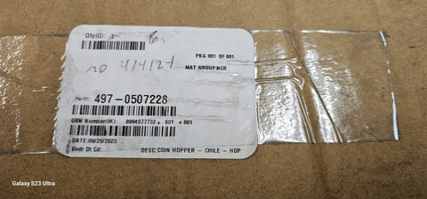 New Money Controls Cranepi Coin Hopper Kit - For Chilean Peso SCH2 497-0507228