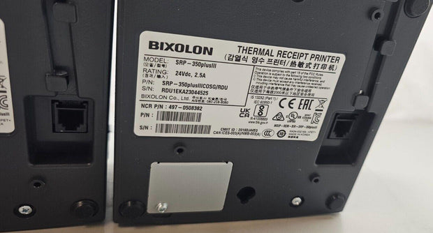 Lot 3 BIXOLON SRP-350PLUSIII Thermal Receipt Printer For Parts / Repair
