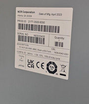 New NCR 2177-3500-9090 Cash Drawer 16" 24V HSR 4B/8C Black w/Stainless Steel