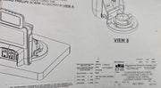 Havis 367-5065 Low Contour Stand 8 -90 Center Hole Swivel Fits : MX915 MX925