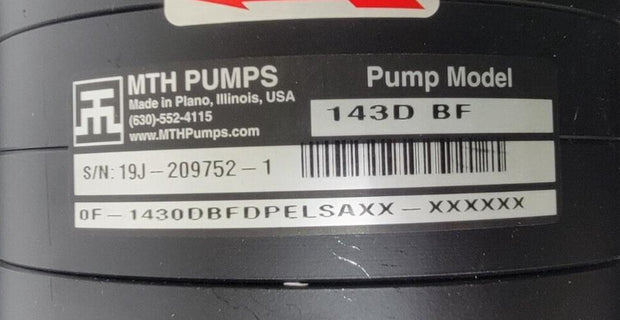 MTH Pumps Model 143D BF