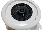 Mood CM1525R Multi-Purpose Flush Mount Ceiling Speaker - White (Pair) 70V/100V