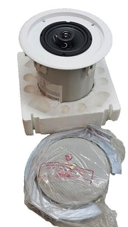 Mood CM1525R Multi-Purpose Flush Mount Ceiling Speaker - White (Pair) 70V/100V