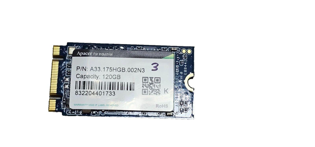 Apacer Industrial SSD ST170-M242 120GB 2242 A33.175HGB NVME SSD