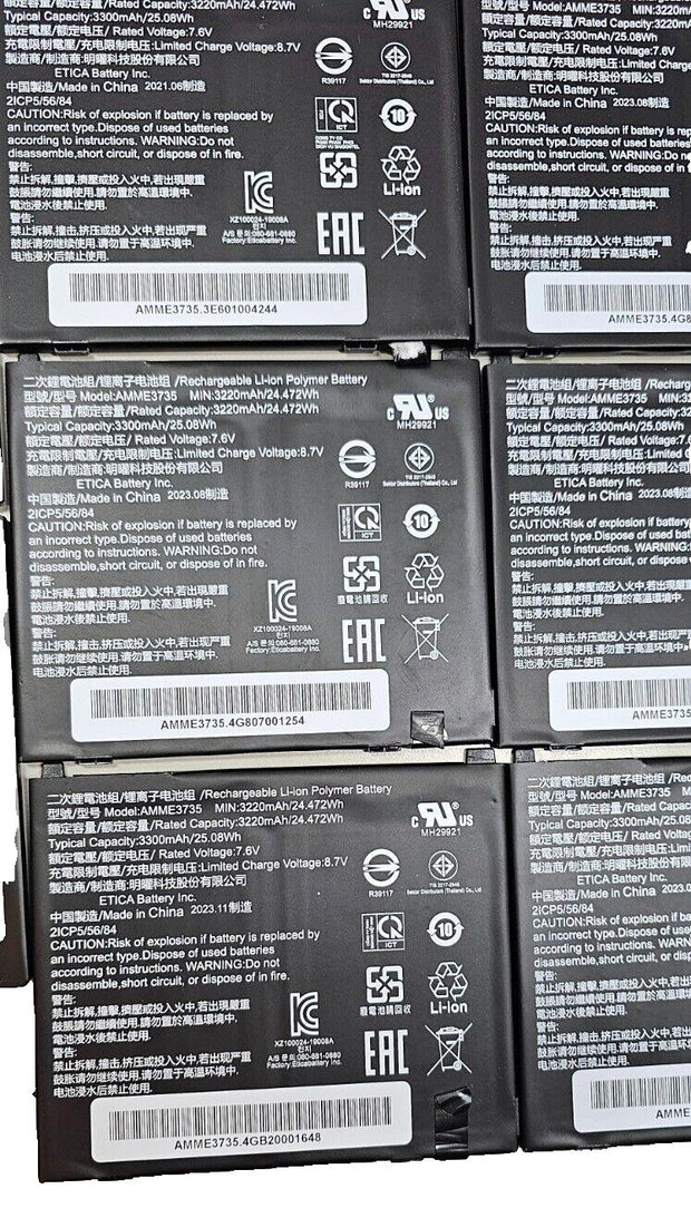Lot of 10 AAVA Inari 8 & 10 Rugged Mobile Payment Tablet Batteries (N.O.S)