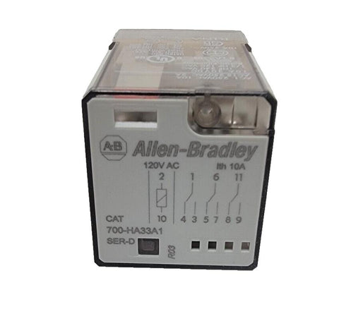 Allen Bradley 700-HA33A1 Series D General Purpose 11-Pin Relay, 10A