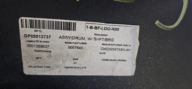 Finzer Roller Rubber Roller FRNC-MONT-RL02 30x31.25x57, Grooved CMD30057X50L4H