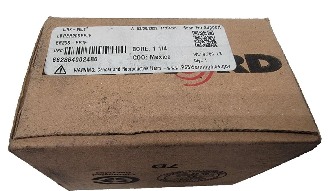 Rexnord Link-Belt ER20S-FFJF Unmounted Replacement Bearings Ball Beari ...