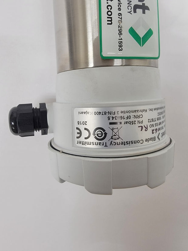 Valmet T00162 Blade Consistency Transmitter Type mA RL SS NO