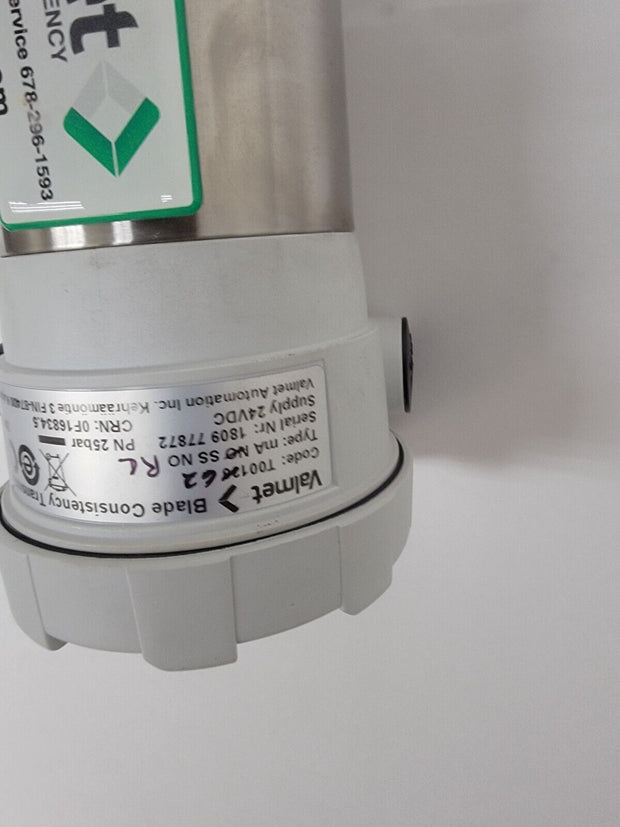 Valmet T00162 Blade Consistency Transmitter Type mA RL SS NO
