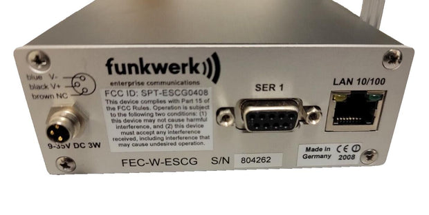 Funkwerk ESCG-802.11a/b/c SPT-ESCG0408 Wirelss Sending Unit - Read Description