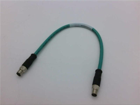 Turk PSGS 4M PSGS 4M 4413-0.3M Ethernet Extension Cordset, M8 4 Pin Male, RJ45 8