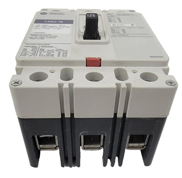 New Allen Bradley 125A Circuit Breaker 140U-I6C3-D12-S