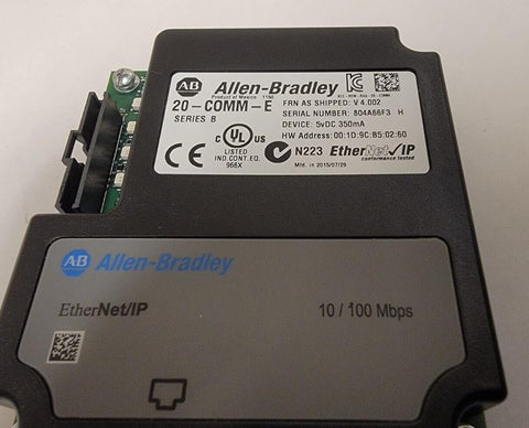 Allen Bradley 20-COMM-E Series B 2015 Interface Adapter