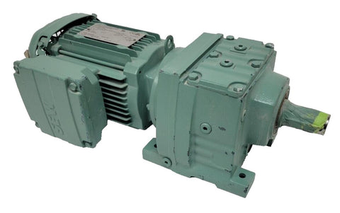 Sew Eurodrive R37 DRS71M4 Gearmotor 0.75HP 300-1800RPM