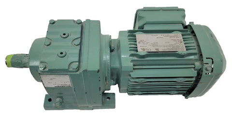 Sew Eurodrive R37 DRS71M4 Gearmotor 0.75HP 300-1800RPM
