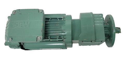Sew-Eurodrive RF17 DRN80M4 1HP Gearmotor NEMA C Frame 300-1800rpm