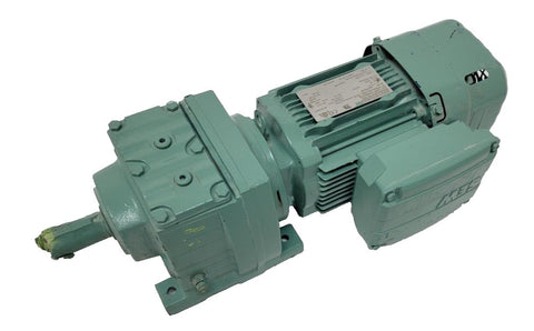 Sew Eurodrive Gearmotor R37 DRS71M4BE1HR 0.75HP 1690RPM