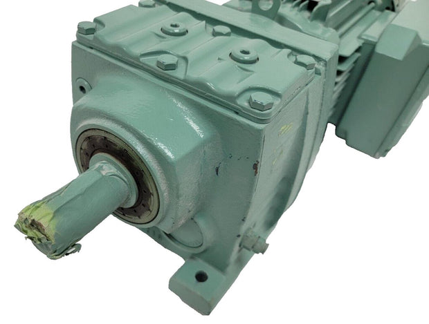 Sew Eurodrive Gearmotor R37 DRS71M4BE1HR 0.75HP 1690RPM