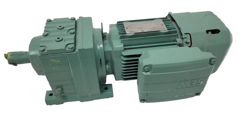 Sew Eurodrive Gearmotor R37 DRS71M4BE1HR 0.75HP 1690RPM