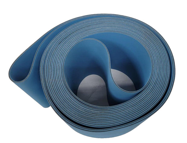 NBR/POLYAMD, ENDLS, 180MM WD, 9700MM LG 2.75MM THK, FLAT, 50MM DIA, 225N/MM, BLU