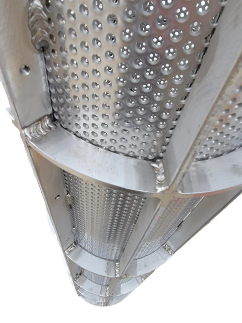 Fourinox 5135 025 Full Basket Assembly with 3/16" holes 58" high, 9.5 I.D.
