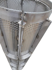 Fourinox 5135 025 Full Basket Assembly with 3/16" holes 58" high, 9.5 I.D.