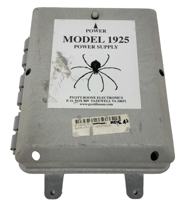 Pyott-Boone Electronics Model 1925 Power Supply 2-24 VAC, 1.5 AMP Outputs, MSHA