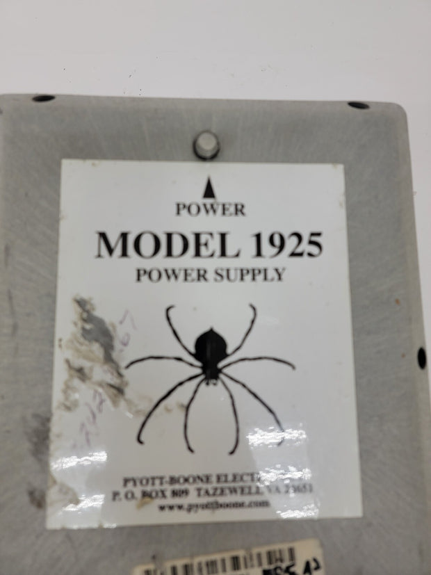 Pyott-Boone Electronics Model 1925 Power Supply 2-24 VAC, 1.5 AMP Outputs, MSHA