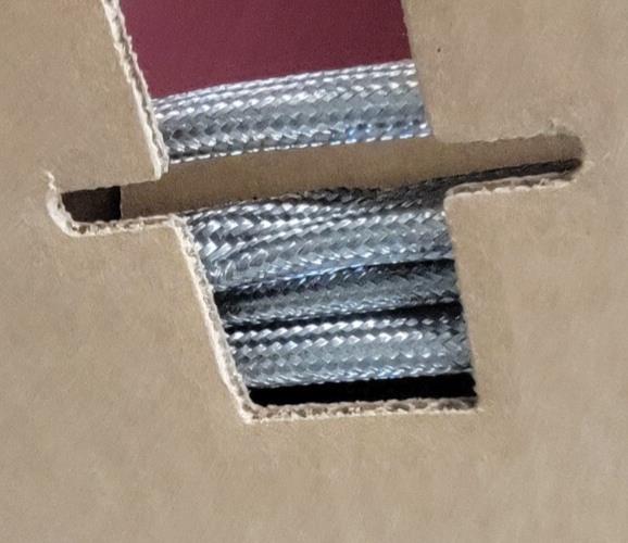 Kadant S-115-431 291-1/4 Braided Grounding Strap - approximately 24 ft