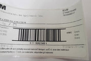 3M Flexible Diamond Belt 6451J, M40, Type G, Pattern B2, Yellow, 4 in x, 132 in